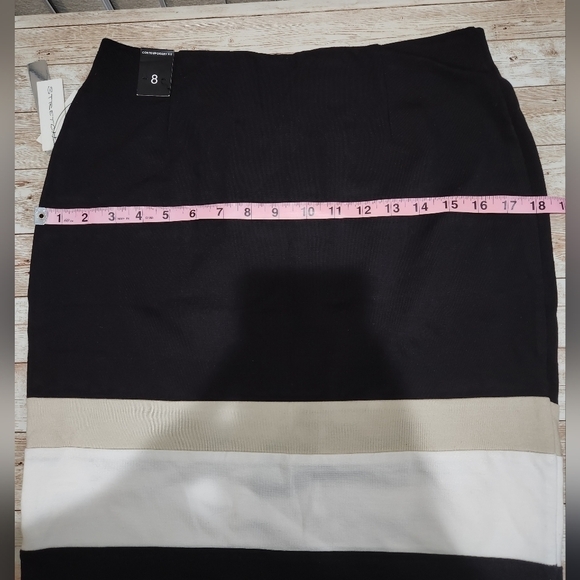 AMANDA & chelsea colorblock pencil skirt womens size 8 NWT - Picture 5 of 10